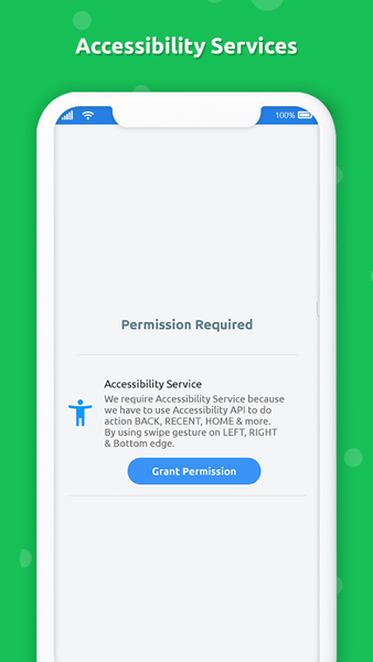 Swipe Back Navigation Gesture - Image screenshot of android app