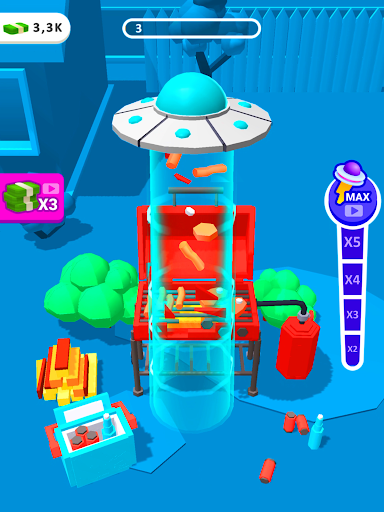 UFO Money: Crazy Flying Saucer - Gameplay image of android game