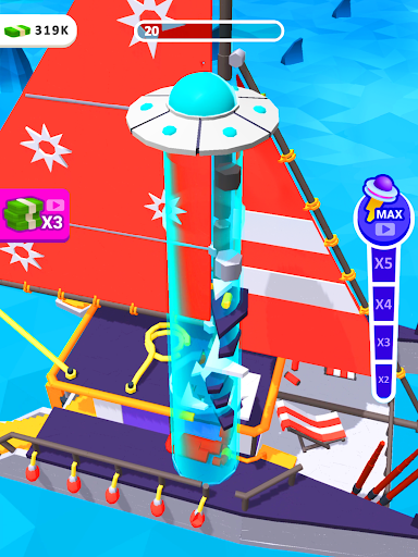 UFO Money: Crazy Flying Saucer - Gameplay image of android game