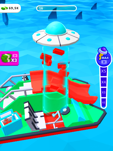 UFO Money: Crazy Flying Saucer - Gameplay image of android game