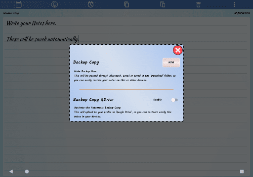 Calendar Notes - Image screenshot of android app