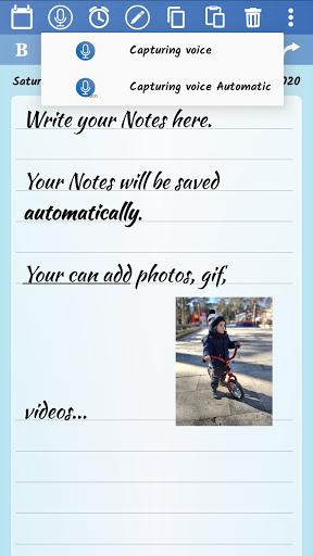 Calendar Notes - Image screenshot of android app