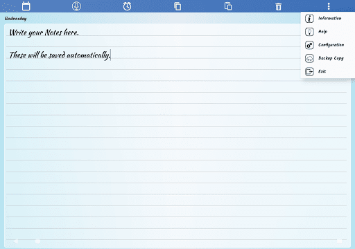 Calendar Notes - Image screenshot of android app
