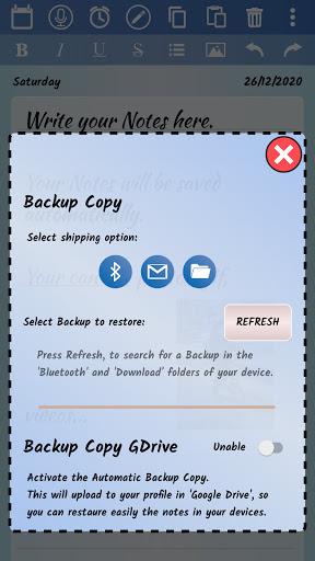 Calendar Notes - Image screenshot of android app