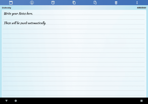 Calendar Notes - Image screenshot of android app