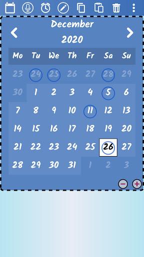 Calendar Notes - عکس برنامه موبایلی اندروید