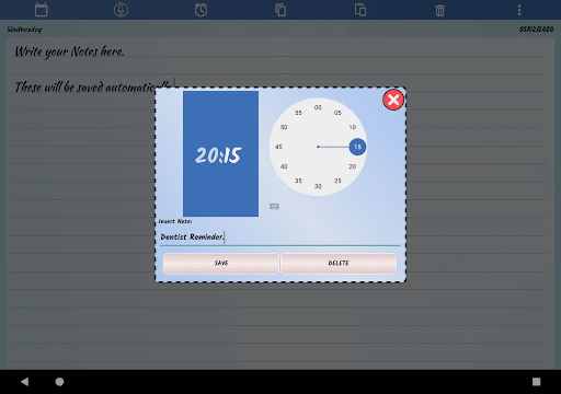Calendar Notes - Image screenshot of android app