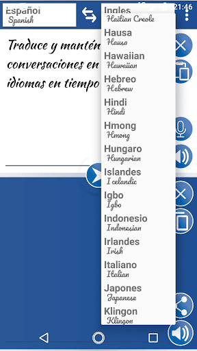 Language Translator Fast - Image screenshot of android app