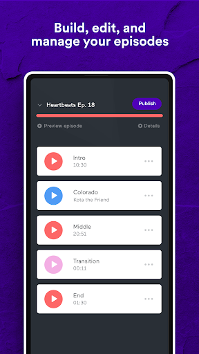 Anchor - پادکست بساز - عکس برنامه موبایلی اندروید