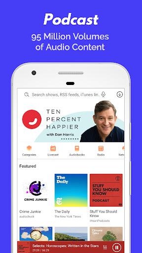 Podcast Player App - Castbox - عکس برنامه موبایلی اندروید