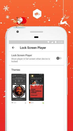 Castbox Locker: 2017 Xmas Holiday Player Theme - Image screenshot of android app