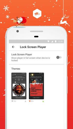 Castbox Locker: 2017 Xmas Holiday Player Theme - عکس برنامه موبایلی اندروید