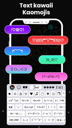 Fonts Keyboard - Stickers, GIF - عکس برنامه موبایلی اندروید