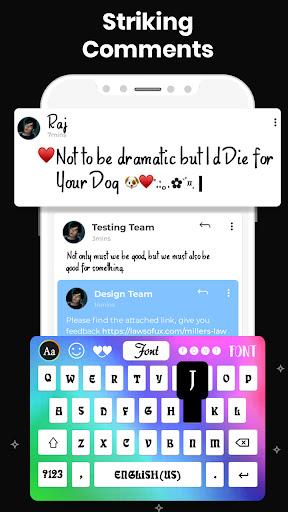 Fonts Keyboard - Stickers, GIF - عکس برنامه موبایلی اندروید