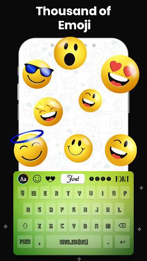 Fonts Keyboard - Stickers, GIF - عکس برنامه موبایلی اندروید