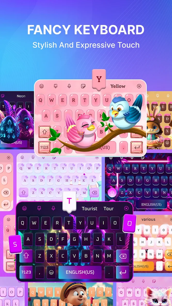 Fonts Keyboard: Emoji & Themes - Image screenshot of android app