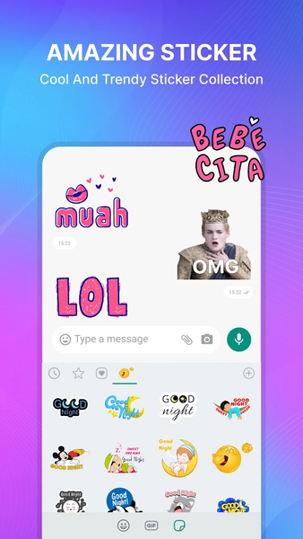 Fonts Keyboard: Emoji & Themes - Image screenshot of android app