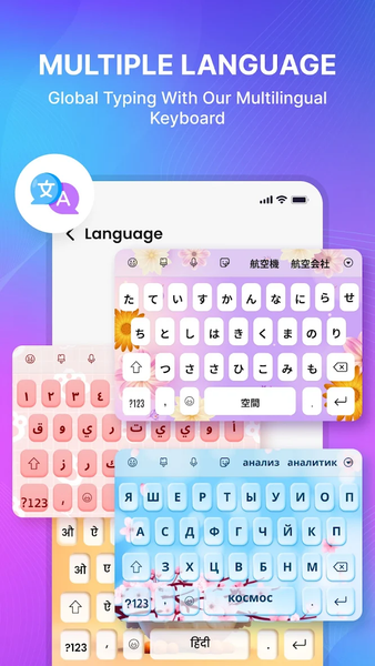 Fonts Keyboard: Emoji & Themes - Image screenshot of android app
