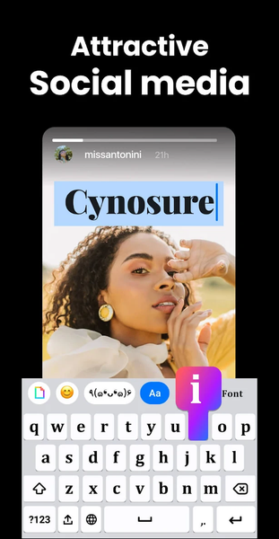Fonts Keyboard Themes & Emoji - عکس برنامه موبایلی اندروید