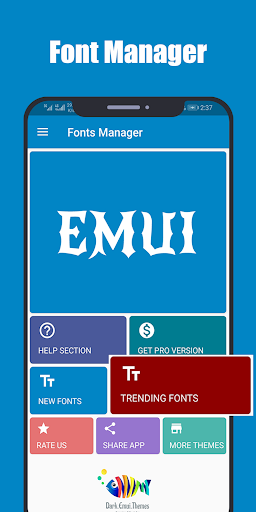Fonts for Huawei Emui - Image screenshot of android app