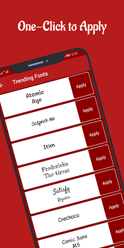 Font Manager for Huawei/Emui - عکس برنامه موبایلی اندروید