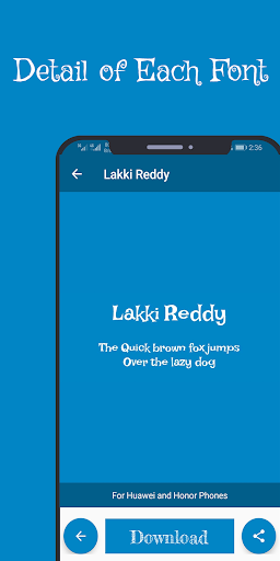 Font Manager for Huawei/Emui - عکس برنامه موبایلی اندروید