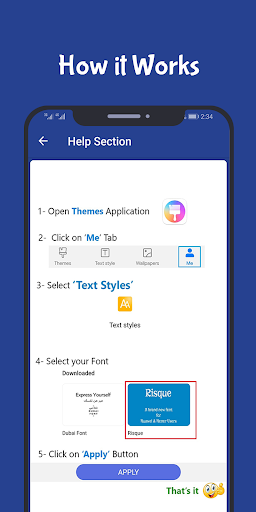 Font Manager for Huawei/Emui - عکس برنامه موبایلی اندروید