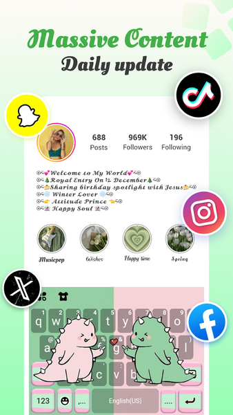 Fonts AI Keyboard Trend&Fancy - عکس برنامه موبایلی اندروید