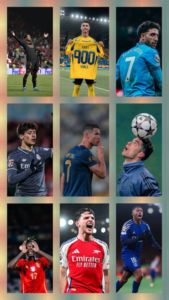 Football Wallpapers ۴K ۲۰۲۵ - عکس برنامه موبایلی اندروید