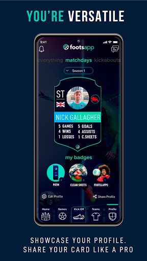 Footsapp - عکس برنامه موبایلی اندروید