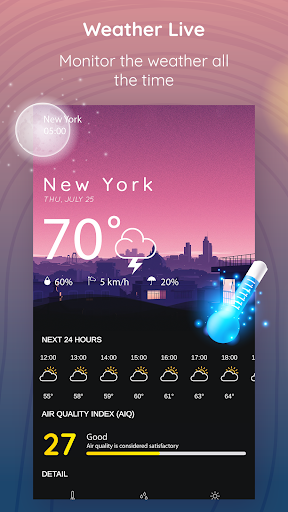Weather Live - عکس برنامه موبایلی اندروید