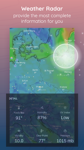 Weather Live - عکس برنامه موبایلی اندروید