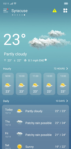 Weather - Live weather radar - Image screenshot of android app