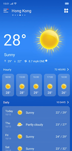 Weather - Rain Radar & Widget - Image screenshot of android app