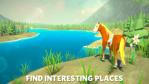 Forest Horse Simulator - Gameplay image of android game