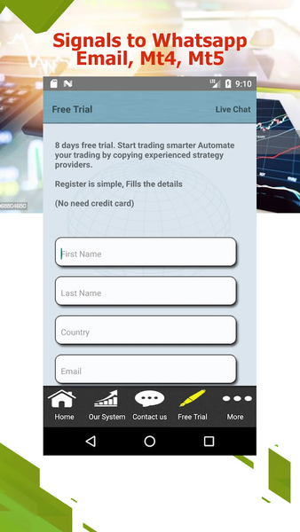 Forex copy trading Forex Auto - Image screenshot of android app
