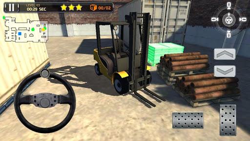 ۳D Forklift Simulator Parking Games ۲۰۱۸ - عکس بازی موبایلی اندروید