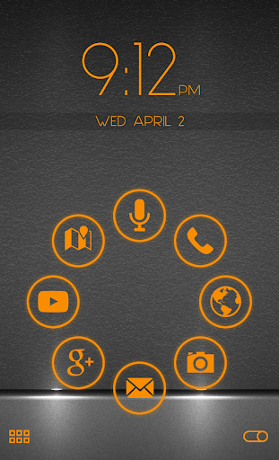 Stamped Orange SL Theme - عکس برنامه موبایلی اندروید