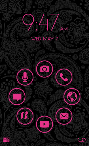 Stamped Pink SL Theme - عکس برنامه موبایلی اندروید