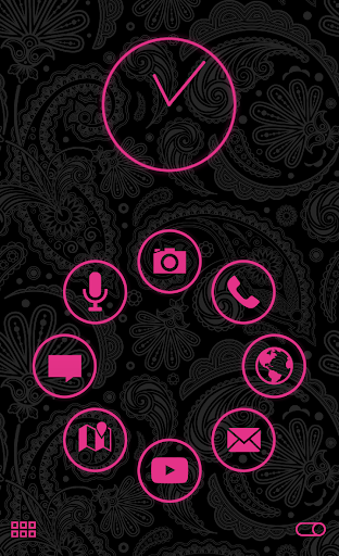 Stamped Pink SL Theme - Image screenshot of android app