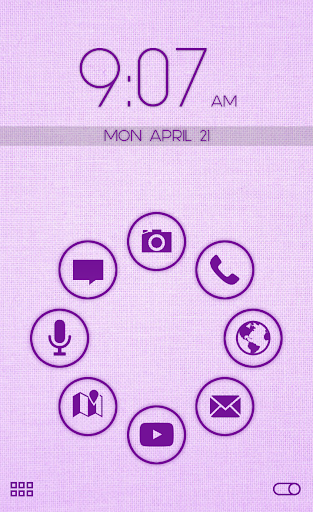 Stamped Purple SL Theme - Image screenshot of android app