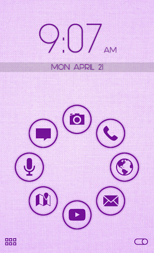 Stamped Purple SL Theme - عکس برنامه موبایلی اندروید