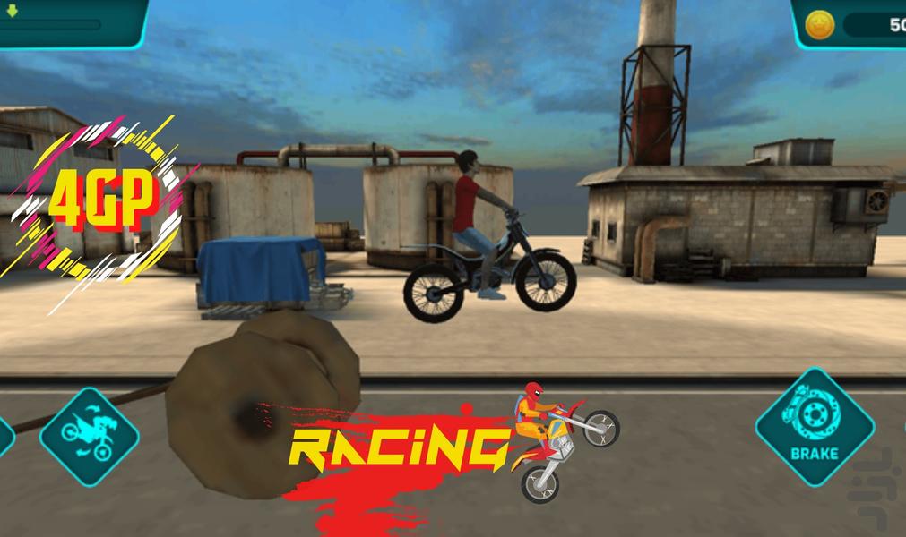 Bike 4GP Racing - Gameplay image of android game