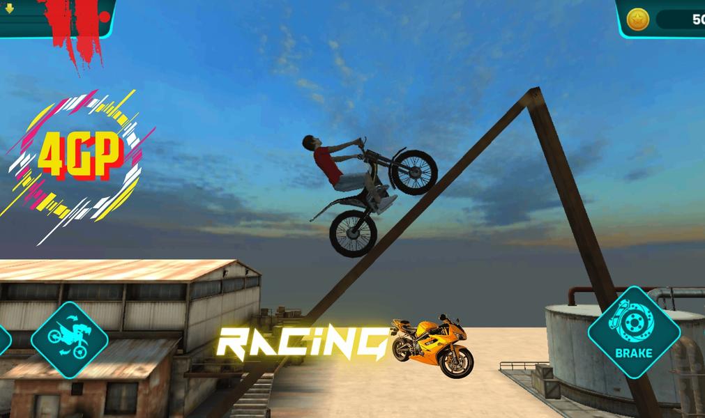 Bike 4GP Racing - Gameplay image of android game