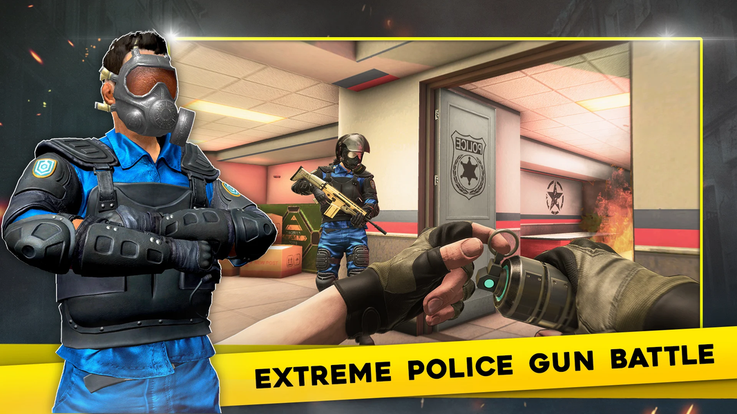 FPS Police Gun Game: Crime War - عکس بازی موبایلی اندروید