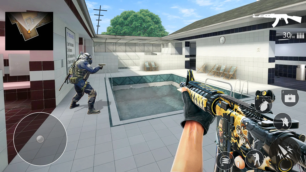 Commando Strike: Gun Games 3d - عکس بازی موبایلی اندروید