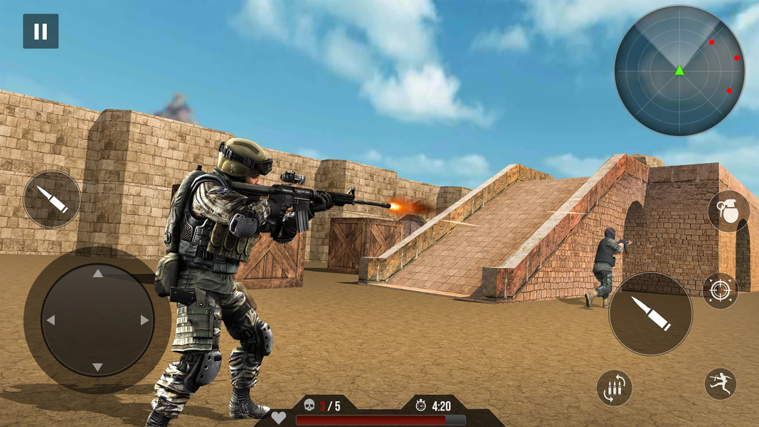 Gun Games - FPS Shooting Games - Gameplay image of android game