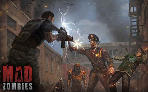 MAD ZOMBIES : Offline Games - Gameplay image of android game
