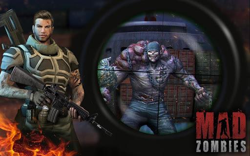 Mad Zombies: Offline Games - Gameplay image of android game
