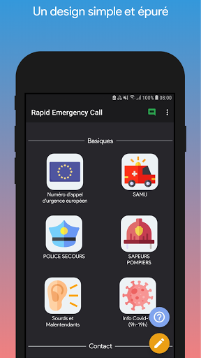 🚨Rapid Emergency Call - France emergency numbers - عکس برنامه موبایلی اندروید